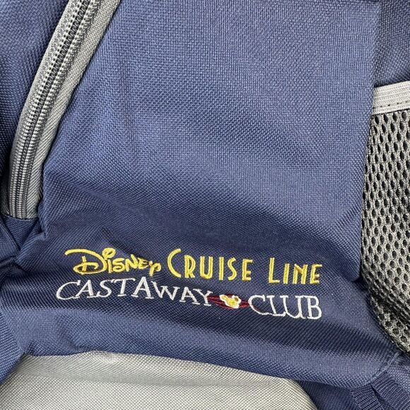 Disney Cruise Line Castaway Club Navy Sling Backpack Travel Crossbody Bag - Picture 2 of 4